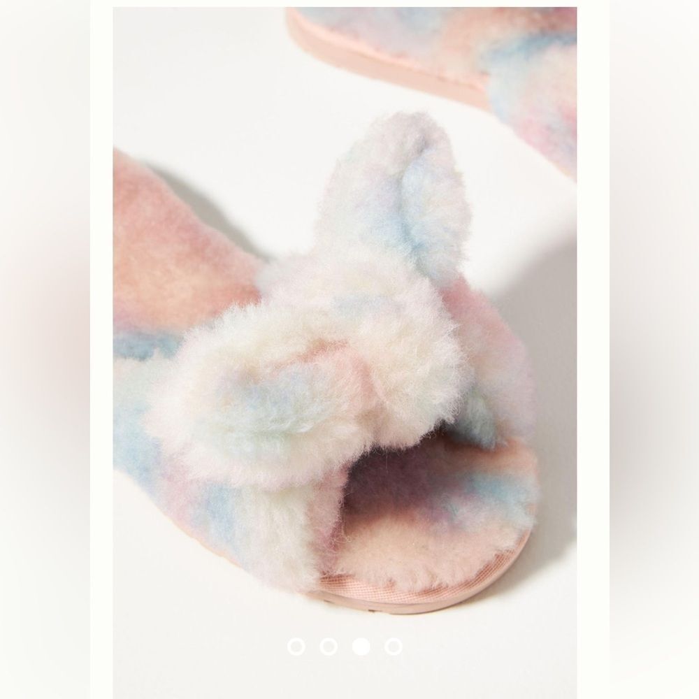 EMU Australia Tie-Dye Mayberry Slippers By Anthropologie W9 - Picture 2 of 8
